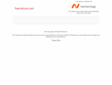 Tablet Screenshot of free-bitcoin.com